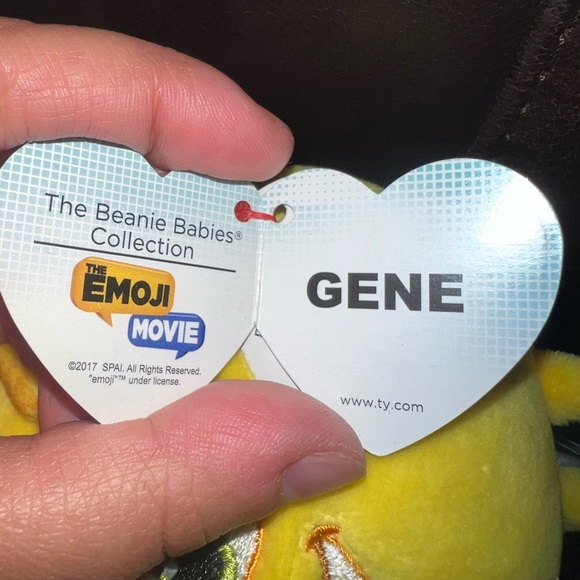 The Emoji Movie “Gene” Ty Stuffed Animal - Picture 6 of 9